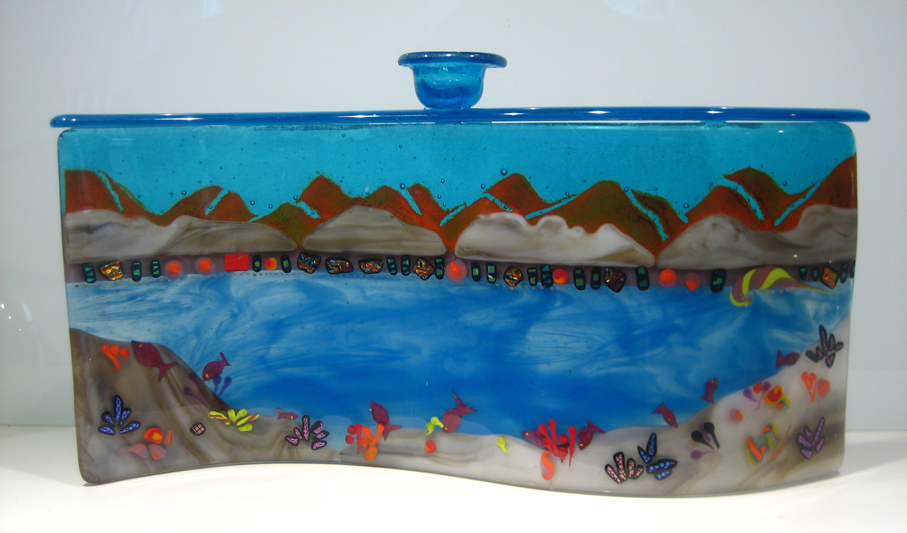 View 1 of Red Sea Candle Holder