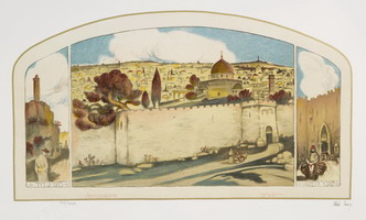 Jerusalem by Abel Pann