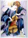 The Cellist III by Alexander Klevan