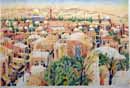 S-213 Jerusalem-View from the wall by Shmuel Katz