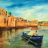 Fisherman in Acre by David Cohen